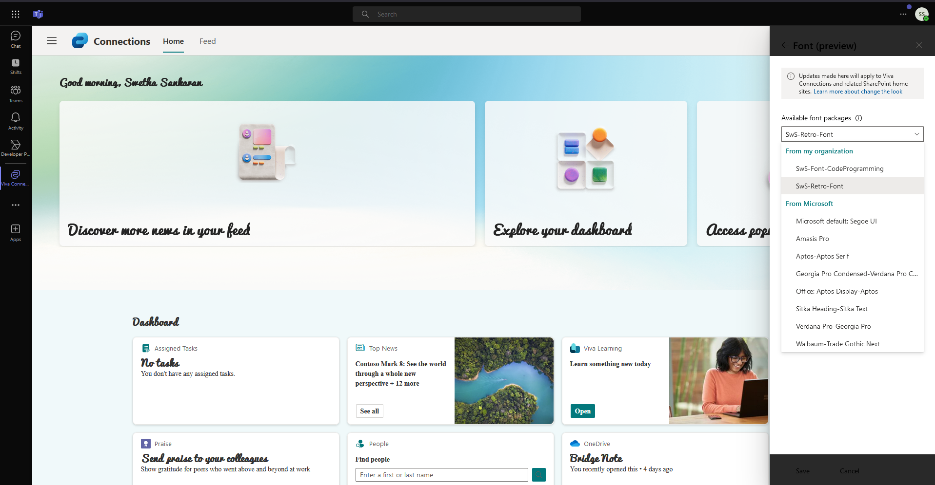 Brand Central – Custom Fonts in Microsoft 365